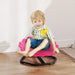 Kids Swivel Sensory Chair – 360° Spinning Pink Flower Seat | AIYAPLAY - Little and Giant Explorers AIYAPLAY