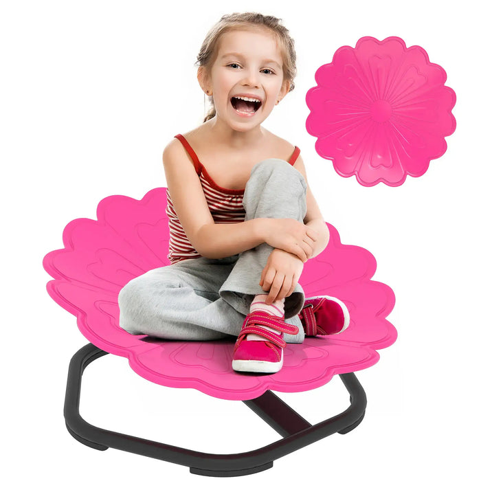 Kids Swivel Sensory Chair – 360° Spinning Pink Flower Seat | AIYAPLAY - Little and Giant Explorers AIYAPLAY