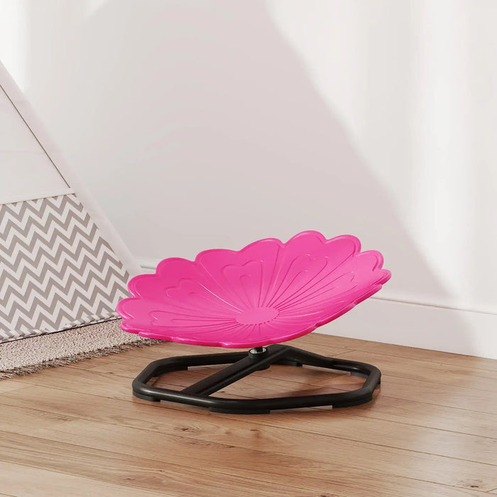 Kids Swivel Sensory Chair – 360° Spinning Pink Flower Seat | AIYAPLAY - Little and Giant Explorers AIYAPLAY