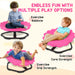 Kids Swivel Sensory Chair – 360° Spinning Pink Flower Seat | AIYAPLAY - Little and Giant Explorers AIYAPLAY
