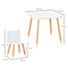 3-Piece Toddler Table and Chair Set with Bear Shaped Chairs - Little and Giant Explorers HOMCOM