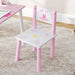 Princess Design Kids Table and Chairs Set for Activity Art - Little and Giant Explorers AIYAPLAY
