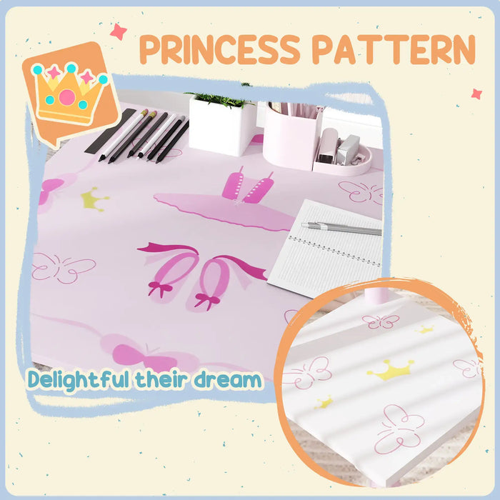 Princess Design Kids Table and Chairs Set for Activity Art - Little and Giant Explorers AIYAPLAY