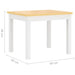 Kids white and beige table with dimensions 60x50x48 cm, modern wooden furniture