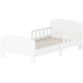 Kids Toddler Bed – White | Guardrails and Low-to-Ground Design for Independent Sleep AIYAPLAY - Little and Giant Explorers AIYAPLAY
