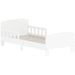 Kids Toddler Bed – White | Guardrails and Low-to-Ground Design for Independent Sleep AIYAPLAY - Little and Giant Explorers AIYAPLAY