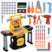 Kids Tool Bench with Electric Drill and Storage 102 Pieces - Little and Giant Explorers AIYAPLAY