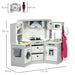 Toy Kitchen with Running Water, Lights, Sounds, Apron, Chef Hat and Water Dispenser - Little and Giant Explorers AIYAPLAY