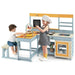 Kids Toy Mud Kitchen with Picnic Table - Little and Giant Explorers Costway