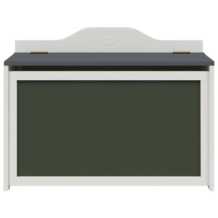 Kids Toy Storage Box with Chalkboard – Grey and White | Creative Writing Surface VIDAXL - Little and Giant Explorers vidaXL