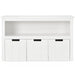 Kids Toy Storage Cabinet – White | Wooden Organiser - 3 Drawers and Open Shelf COSTWAY - Little and Giant Explorers Costway