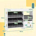 Kids Toy Storage Unit with 11 Bins, Cabinet and Top Shelves - Little and Giant Explorers AIYAPLAY