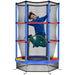 Kids Trampoline with Safety Net | Multi-Colour Spring-Free Design - Little and Giant Explorers HOMCOM