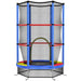 Kids Trampoline with Safety Net | Multi-Colour Spring-Free Design - Little and Giant Explorers HOMCOM