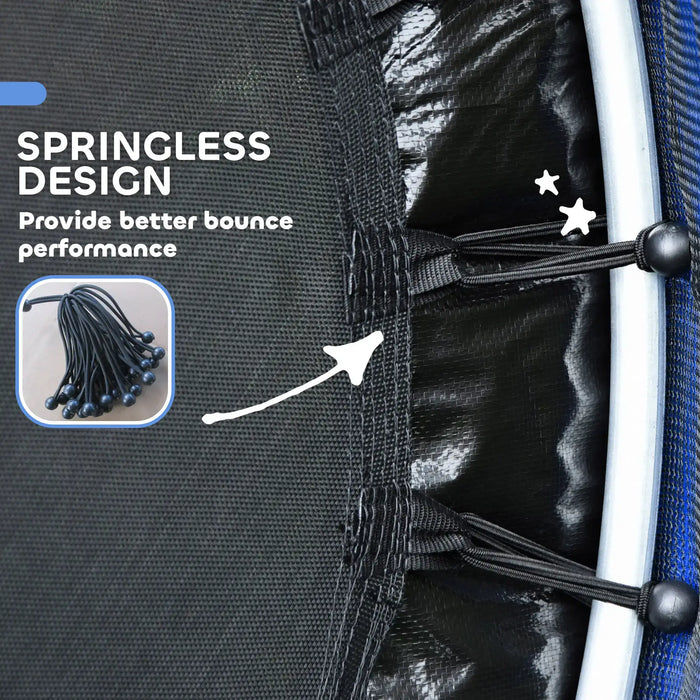 Kids Trampoline with Safety Net | Multi-Colour Spring-Free Design - Little and Giant Explorers HOMCOM