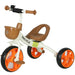 Kids Tricycle – Orange and White Toddler Trike | Anti-Tipping Design and Basket AIYAPLAY - Little and Giant Explorers AIYAPLAY