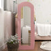 Kids Clothes Rail with Storage Shelf, Boxes and Mirror in Pink - Little and Giant Explorers AIYAPLAY