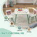 Kids Wildlife Table and Chairs in Green - Little and Giant Explorers ZONEKIZ