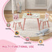 Kids Wildlife Table and Chairs in Pink - Little and Giant Explorers ZONEKIZ