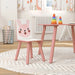 Kids Wildlife Table and Chairs in Pink - Little and Giant Explorers ZONEKIZ