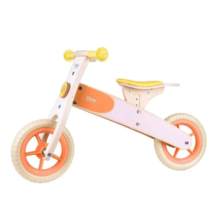 Kids Wooden Balance Bike - Little and Giant Explorers Classic World