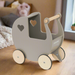 Wooden Dolls Pram in Grey - Little and Giant Explorers Moover