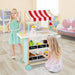 Kids Wooden Farmer’s Market Stand | Ice Cream Cart and Accessories COSTWAY - Little and Giant Explorers Costway