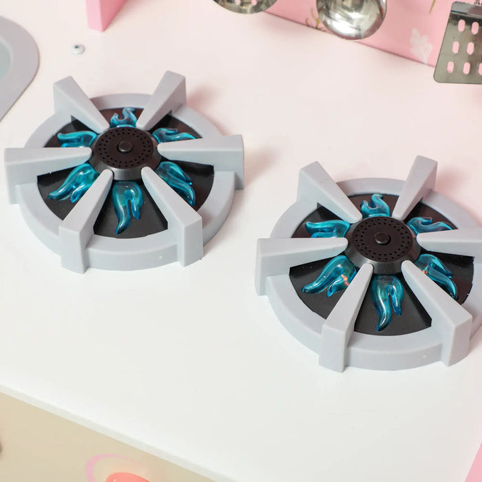 Toy Kitchen | Interactive Chalkboard and Light Features - Little and Giant Explorers AIYAPLAY