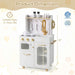 Kids Wooden Kitchen Playset with Accessories – White | Pretend Cooking Toy with Stoves COSTWAY - Little and Giant Explorers Costway