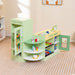 Kids Wooden Play Supermarket with Accessories in Green - Little and Giant Explorers Costway