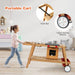 Wooden Play Trolley with Umbrella, Oven and Sink - Little and Giant Explorers Costway