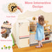 Kids Wooden Pretend Play Kitchen Set with Realistic Range Hood - Little and Giant Explorers Costway