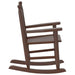 Kids Wooden Rocking Chair - Brown | Solid Poplar Wood VIDAXL - Little and Giant Explorers vidaXL