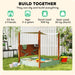 Wood Sandpit with Canopy, Storage Bins and Chutes - Little and Giant Explorers AIYAPLAY