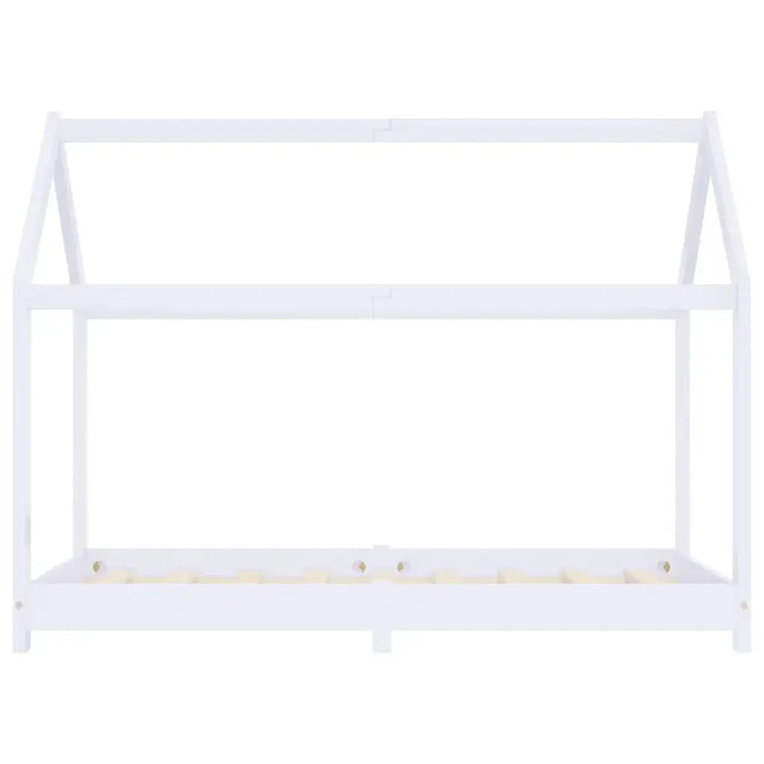 Kids Tree House Bed Frame in White and Solid Pine Wood (80 x 160cm) - Little and Giant Explorers vidaXL