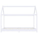 Kids Tree House Bed Frame in White and Solid Pine Wood (80 x 160cm) - Little and Giant Explorers vidaXL