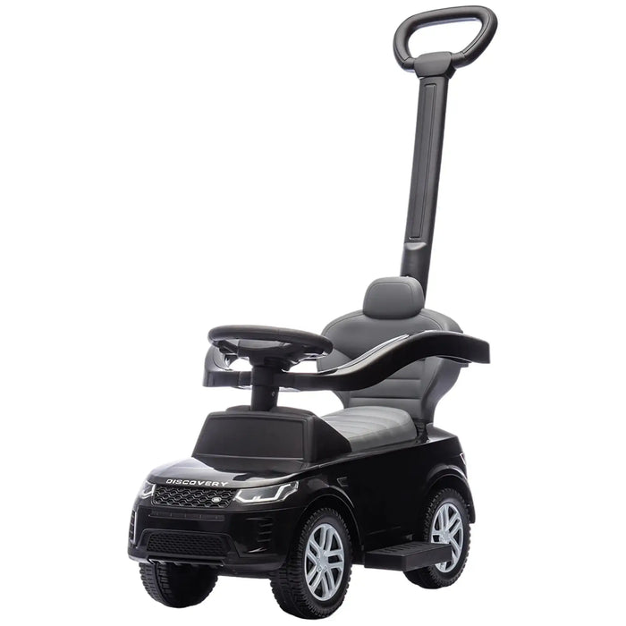 Land Rover Discovery 2-in-1 Ride-On Car – Black | Officially Licensed Push Car AIYAPLAY - Little and Giant Explorers