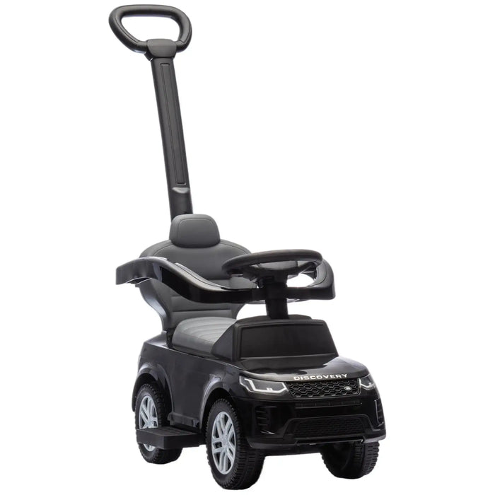 Land Rover Discovery 2-in-1 Ride-On Car – Black | Officially Licensed Push Car AIYAPLAY - Little and Giant Explorers