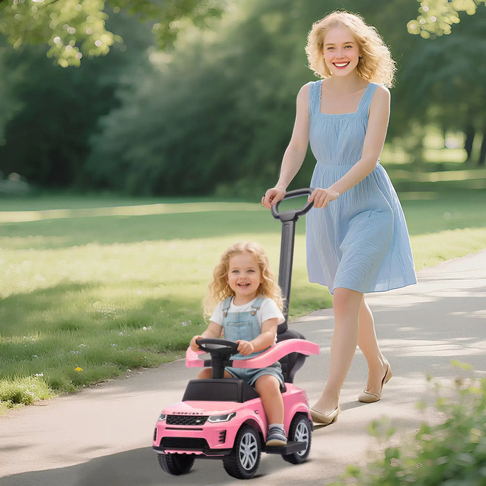 Land Rover Discovery 2-in-1 Ride-On Car – Pink | Officially Licensed Push Car AIYAPLAY - Little and Giant Explorers