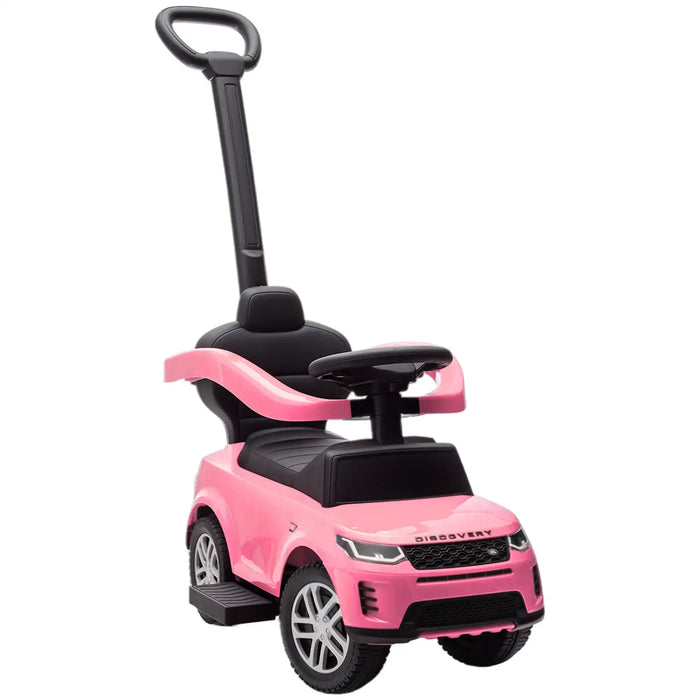 Land Rover Discovery 2-in-1 Ride-On Car – Pink | Officially Licensed Push Car AIYAPLAY - Little and Giant Explorers