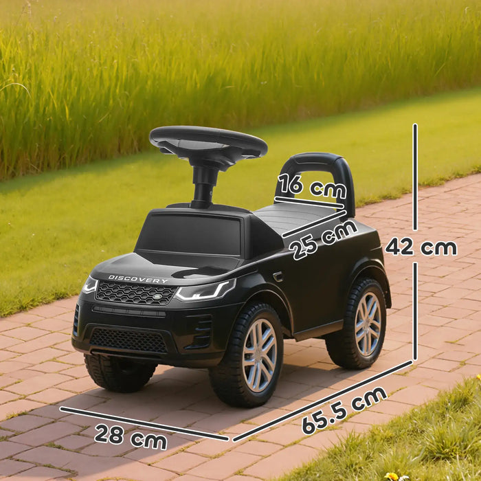 Land Rover Discovery Baby Ride-On Car – Black | Officially Licensed - Foot-to-Floor Baby Car AIYAPLAY - Little and Giant Explorers AIYAPLAY