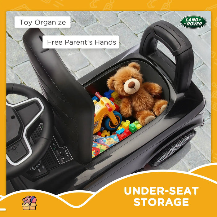 Land Rover Discovery Baby Ride-On Car – Black | Officially Licensed - Foot-to-Floor Baby Car AIYAPLAY - Little and Giant Explorers AIYAPLAY