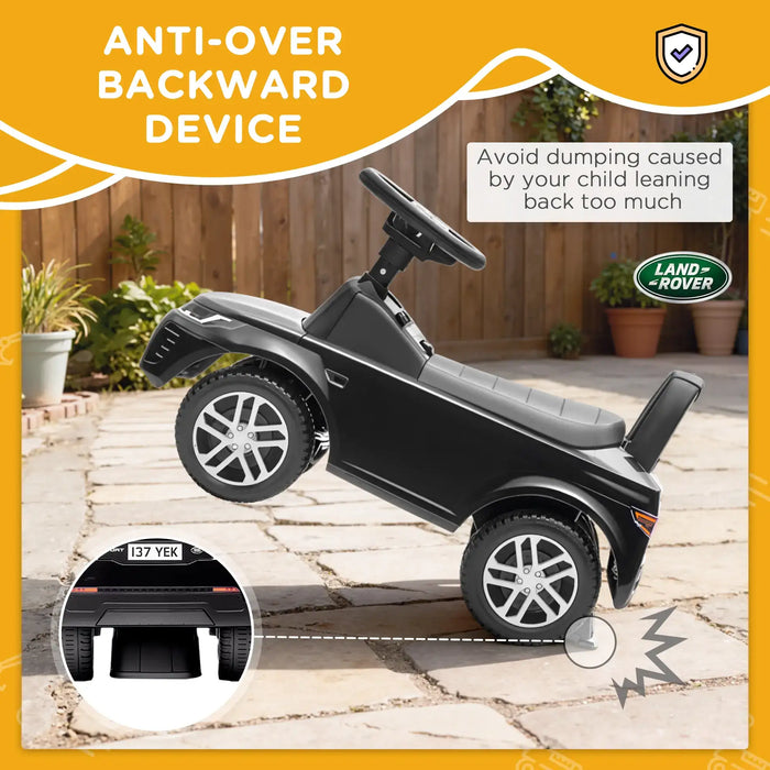 Land Rover Discovery Baby Ride-On Car – Black | Officially Licensed - Foot-to-Floor Baby Car AIYAPLAY - Little and Giant Explorers AIYAPLAY