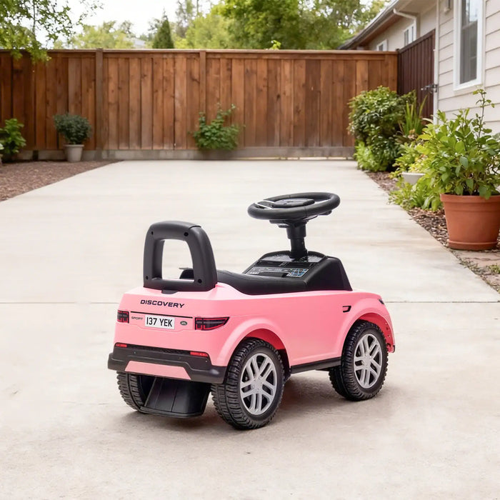 Land Rover Discovery Baby Ride-On Car – Pink | Officially Licensed - Foot-to-Floor Baby Car AIYAPLAY - Little and Giant Explorers AIYAPLAY