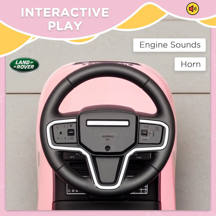 Land Rover Discovery Baby Ride-On Car – Pink | Officially Licensed - Foot-to-Floor Baby Car AIYAPLAY - Little and Giant Explorers AIYAPLAY