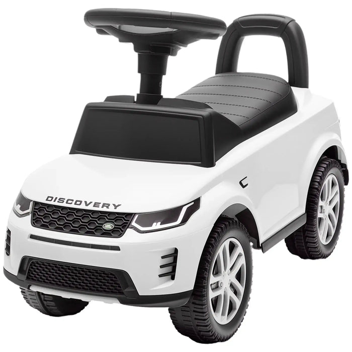 Land Rover Discovery Baby Ride-On Car – White | Officially Licensed - Foot-to-Floor Baby Car AIYAPLAY - Little and Giant Explorers AIYAPLAY