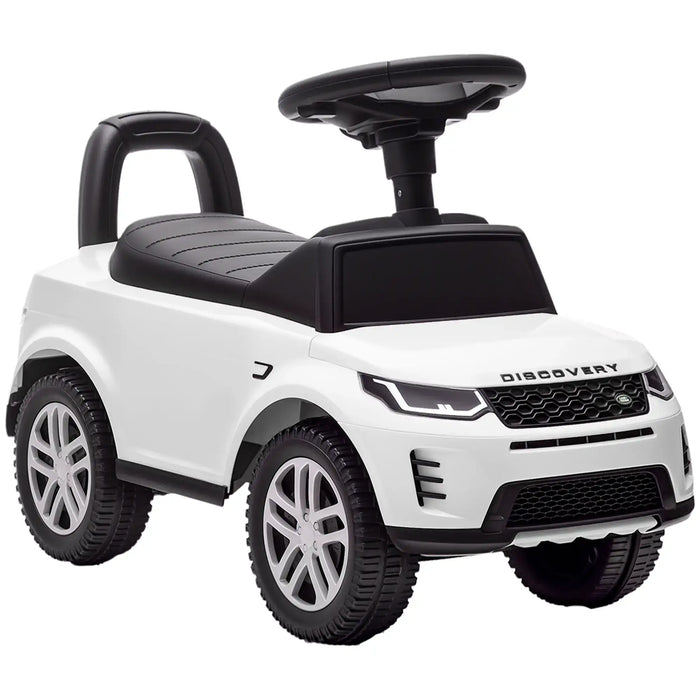 Land Rover Discovery Baby Ride-On Car – White | Officially Licensed - Foot-to-Floor Baby Car AIYAPLAY - Little and Giant Explorers AIYAPLAY