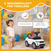 Land Rover Discovery Baby Ride-On Car – White | Officially Licensed - Foot-to-Floor Baby Car AIYAPLAY - Little and Giant Explorers AIYAPLAY