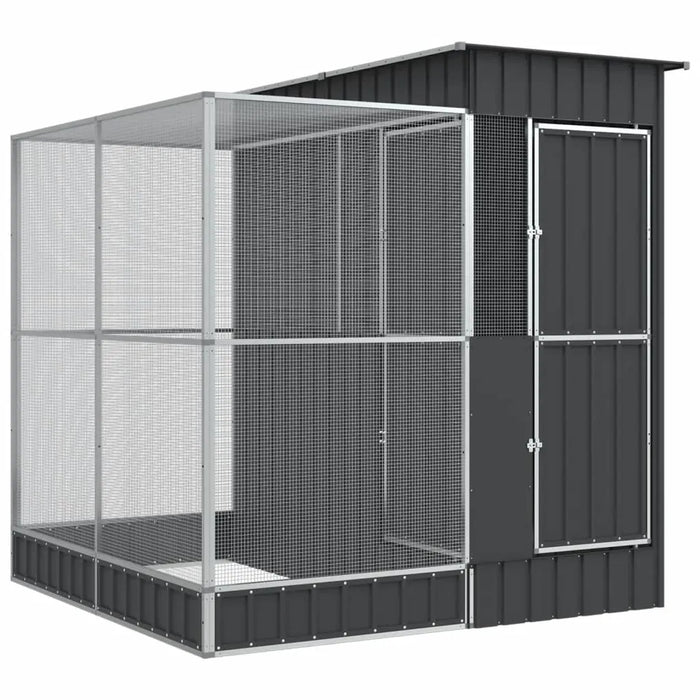 Large Bird Aviary with Extension – 209x203x216cm | Outdoor Flight Cage for Small Animals VIDAXL - Little and Giant Explorers vidaXL