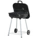 Large Charcoal Barbecue Grill | 53cm Cooking Area with Wheels, Lid and Utensils OUTSUNNY - Little and Giant Explorers Outsunny